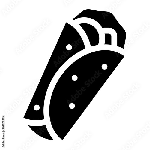 kebab burrito icon 