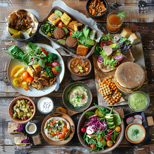 Array of Vibrant and Satisfying Vegan Food Options in the UK