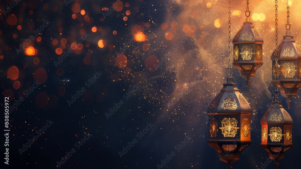 Islamic celebration decoration background Islamic celebration decoration background