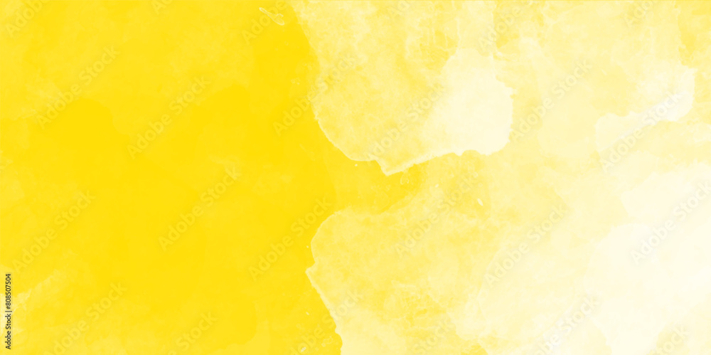 watercolor yellow texture background. 