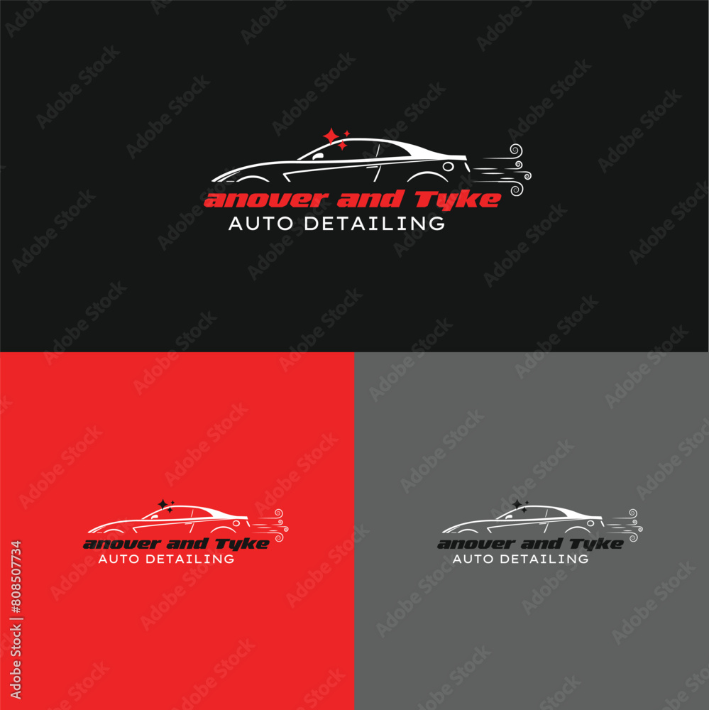 Vector car logo illustration template vector design
