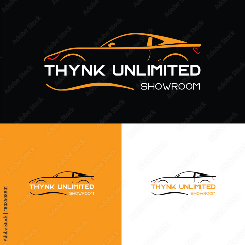 Vector car logo illustration template vector design Vector car logo illustration template vector design