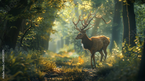 Enchanted Forest Deer © GongSiong