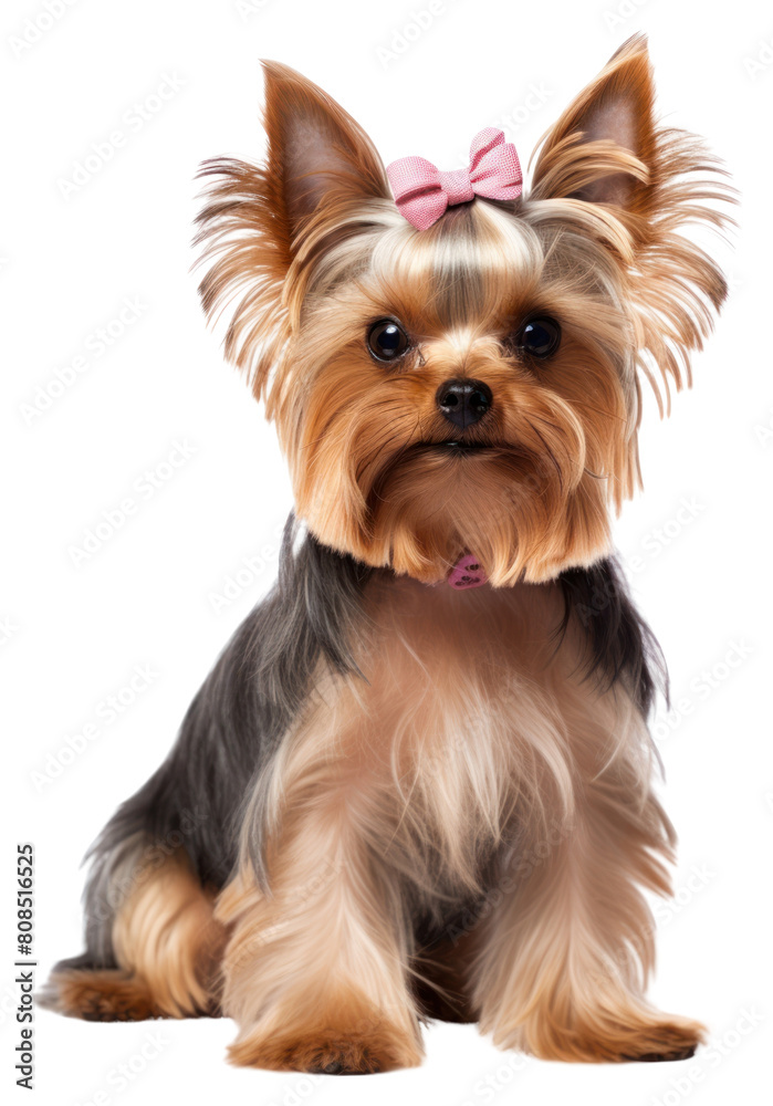 PNG Yorkie dog terrier mammal animal.