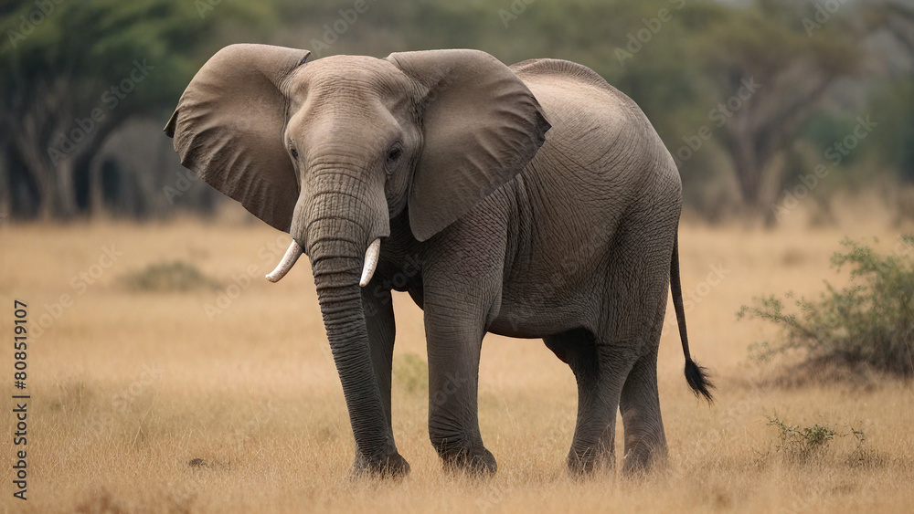 Fototapeta premium Elephant in Forest
