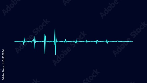 audio waveform spectrum animation photo