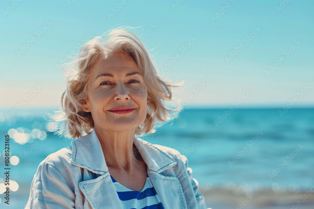 a woman standing on a beach next to the ocean a woman standing on a beach next to the ocean