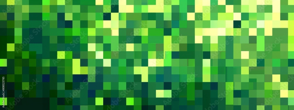 A seamless pattern of green squares, arranged in an intricate geometric layout. A seamless pattern of green squares, arranged in an intricate geometric layout.