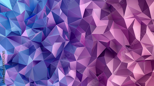 Polygonal Background in Azure and Mauve