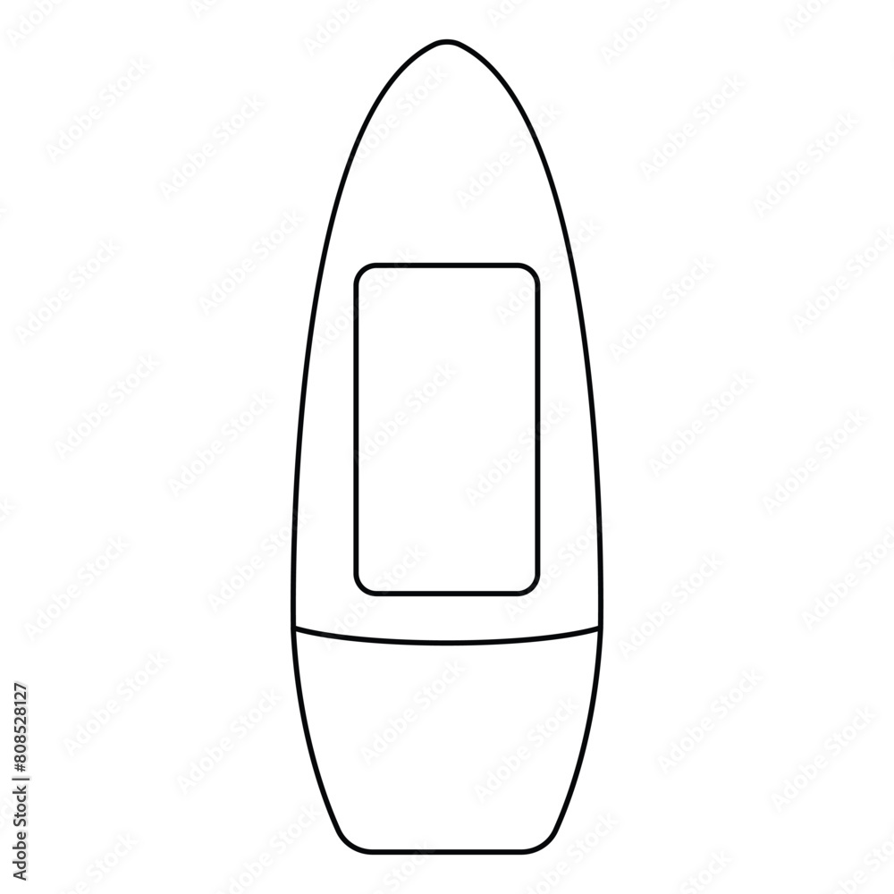 Roll on antiperspirant deodorant plastic package of cosmetic mock up vector illustration isolated on white background Roll on antiperspirant deodorant plastic package of cosmetic mock up vector illustration isolated on white background