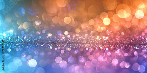 blurred rainbow bokeh background, Abstract colorful blurred gradient background in bright colors
