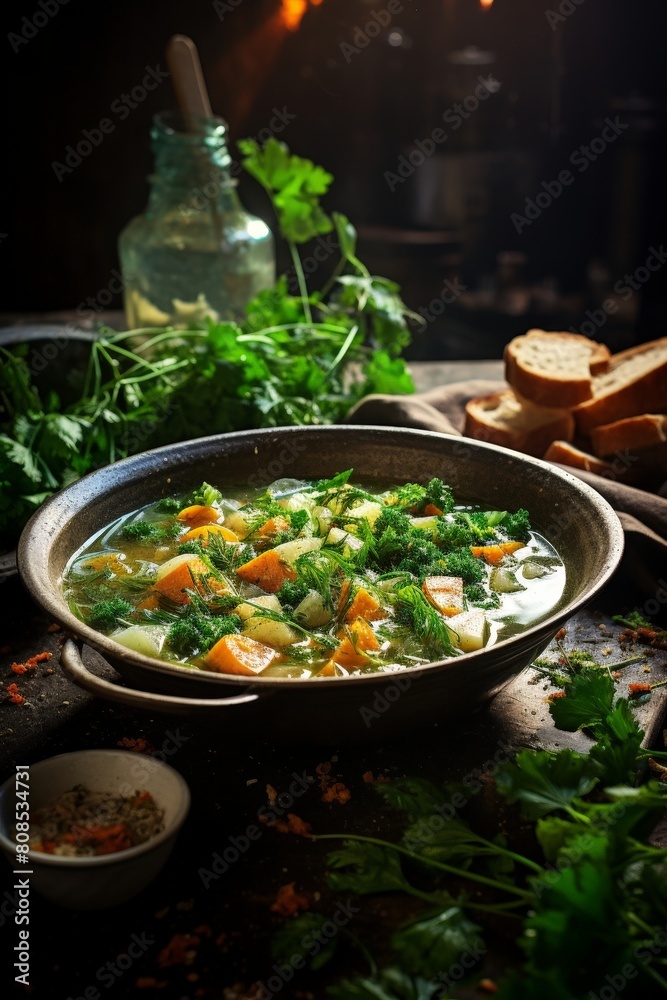 Rustic Soup's Vegetable Voyage