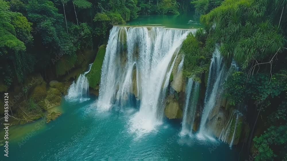 waterfall in the jungle waterfall in the jungle