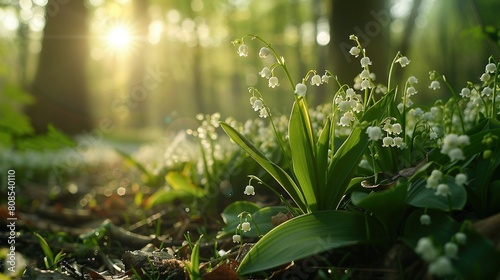 Springtime Symphony: Lily of the Valley's Fragrant Flourish