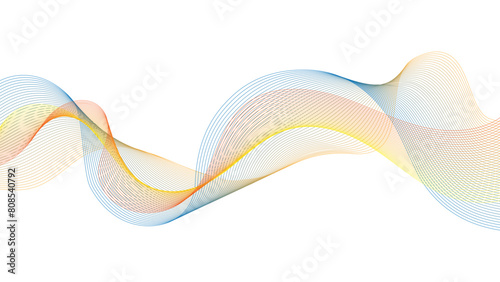 Abstract Wavy background with business lines, business curve lines, graphic element vector illustration background	