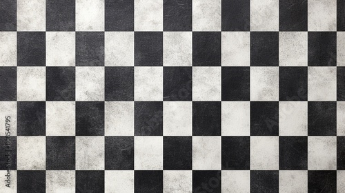 四角のチェック柄テクスチャー、黒5