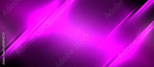 A vibrant purple background with shimmering lines of light in magenta, violet, and electric blue. The intricate pattern and font create a visually stunning piece of art, perfect for a special event