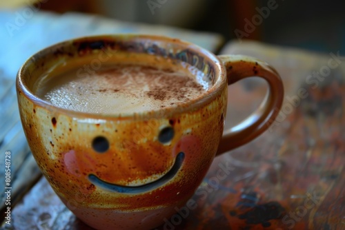 Smile Its Friday Motivation Board for Weekend Encouragement with Confidence Boosting Hot Drink
