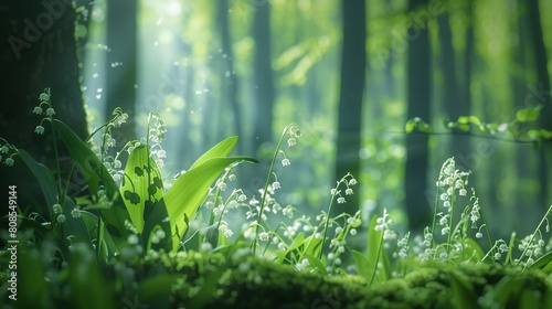 Forest Ballet: Lily of the Valley's Dance of Spring