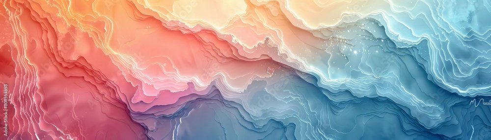 Abstract lines background, 3d rendering illustration graphic resource