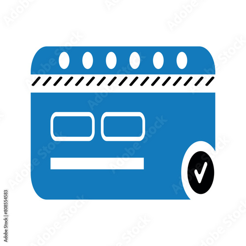 Payment card approve validation icon