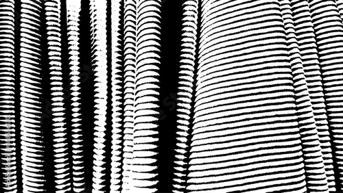 6-72. Light gray textured curtain background symmetrical stripes - Illustration.