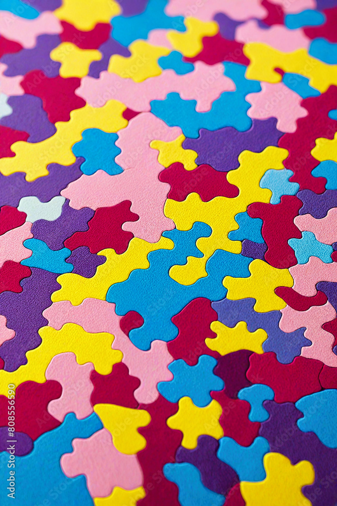 colorful puzzle background