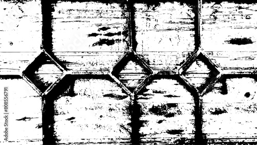 6-29. Wooden boards embedded with iron structures - illustration
