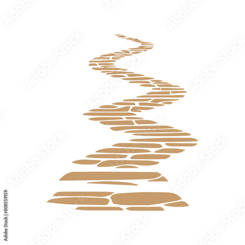 Isolated Stone Path