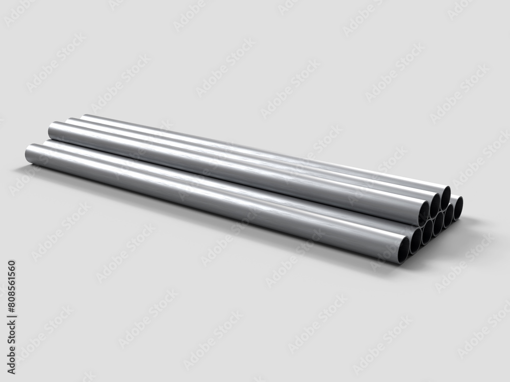 Stack of steel pipes Metal tubes pipeline
Stack of steel pipes Metal tubes pipeline