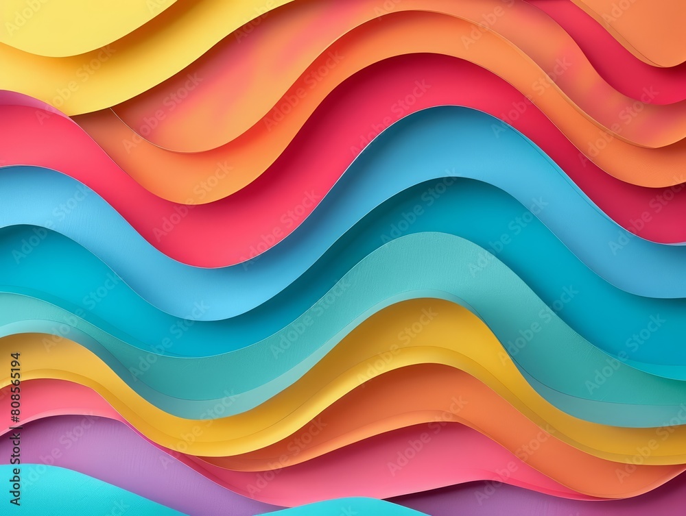 Creative colorful paper art of customer retention, enhanced by synth wave styles, perfect as a colorful banner Creative colorful paper art of customer retention, enhanced by synth wave styles, perfect as a colorful banner