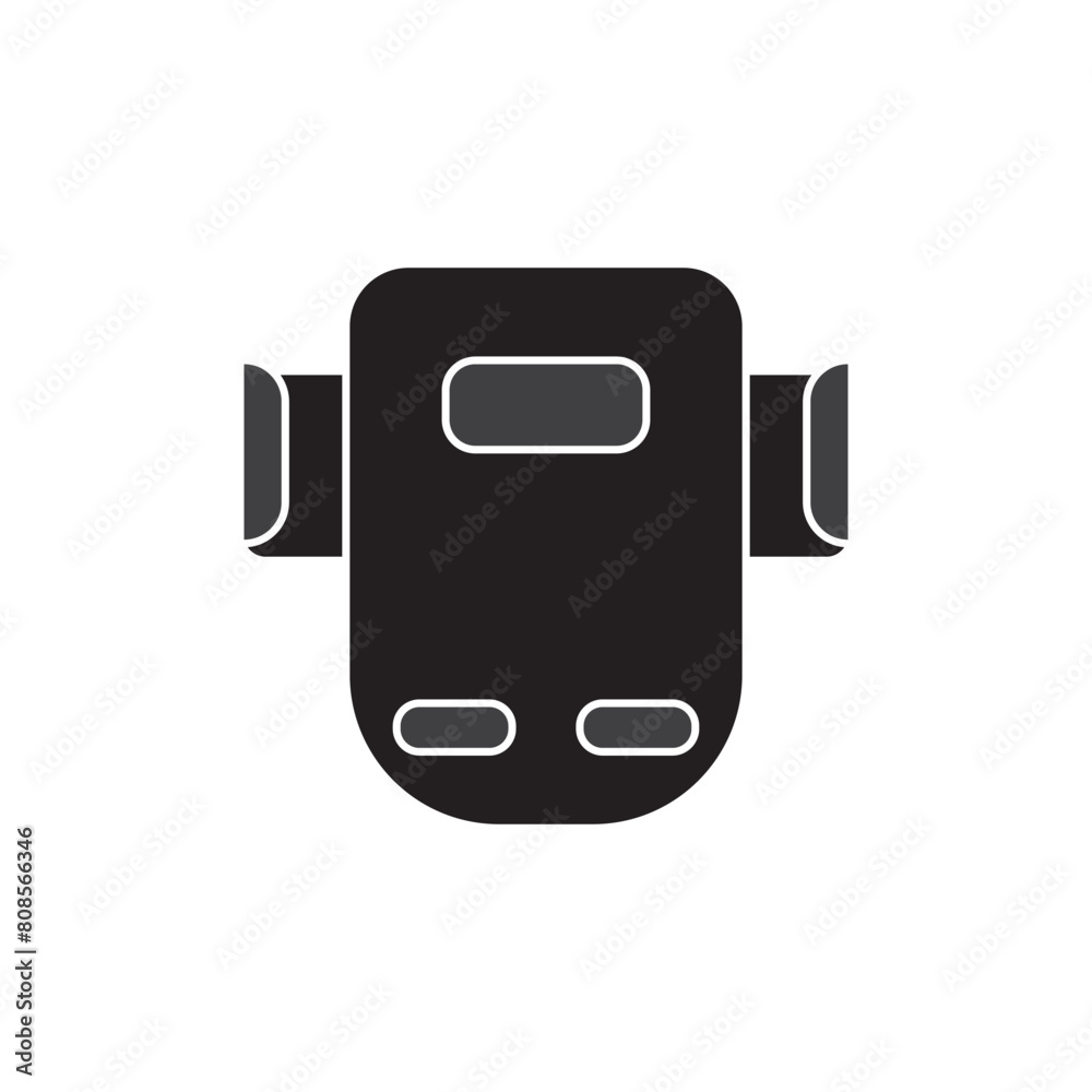 Mobile phone holder symbol icon, vector illustration design Mobile phone holder symbol icon, vector illustration design