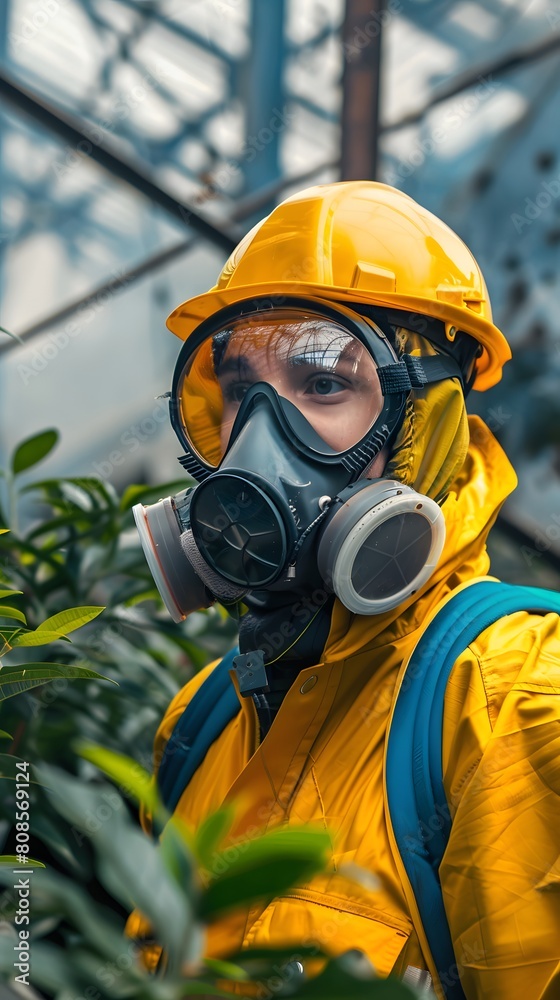 Standard for working Environmental Health and Safety Specialist. Realistic image of safety person and team.
Standard for working Environmental Health and Safety Specialist. Realistic image of safety person and team.