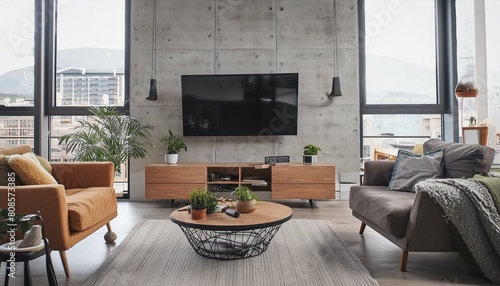 Urban Retreat  Loft Interior Design for Modern Living Rooms 