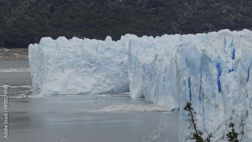 Majestic Perito Moreno Glacier Calving Creating Waves © F.C.G.