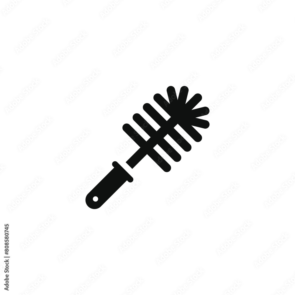 Toilet brush icon isolated on transparent background Toilet brush icon isolated on transparent background