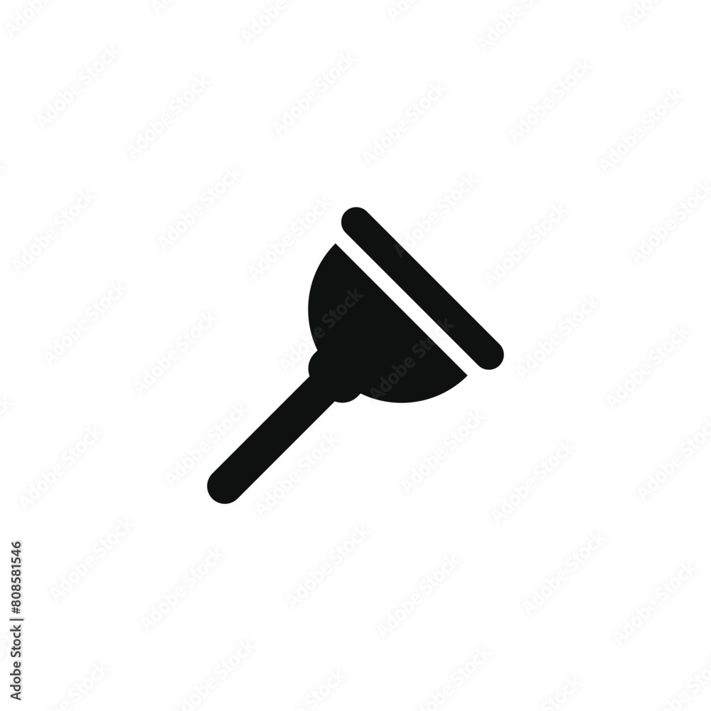 Toilet plunger icon isolated on transparent background Toilet plunger icon isolated on transparent background