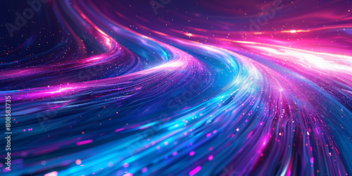 Abstract blue and purple dynamic background 