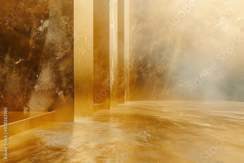Abstract Luxury Gold Studio well use as background layout and presentation.
