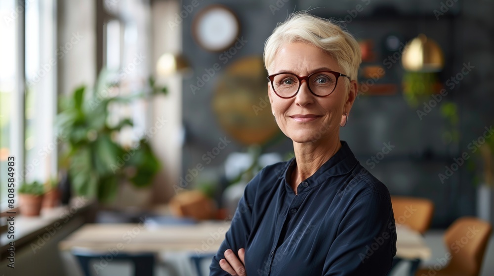 Confident Businesswoman in Office Confident Businesswoman in Office