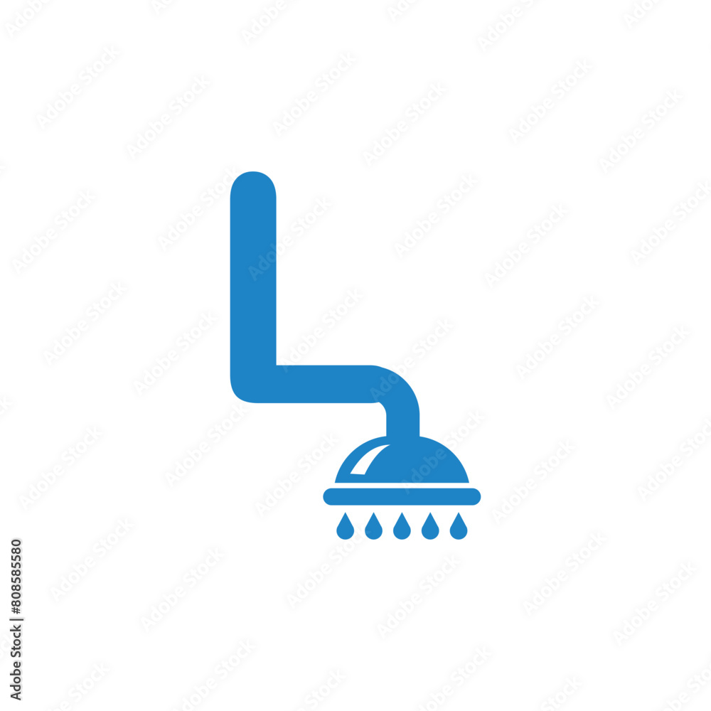 Letter L Shower logo icon vector template Letter L Shower logo icon vector template