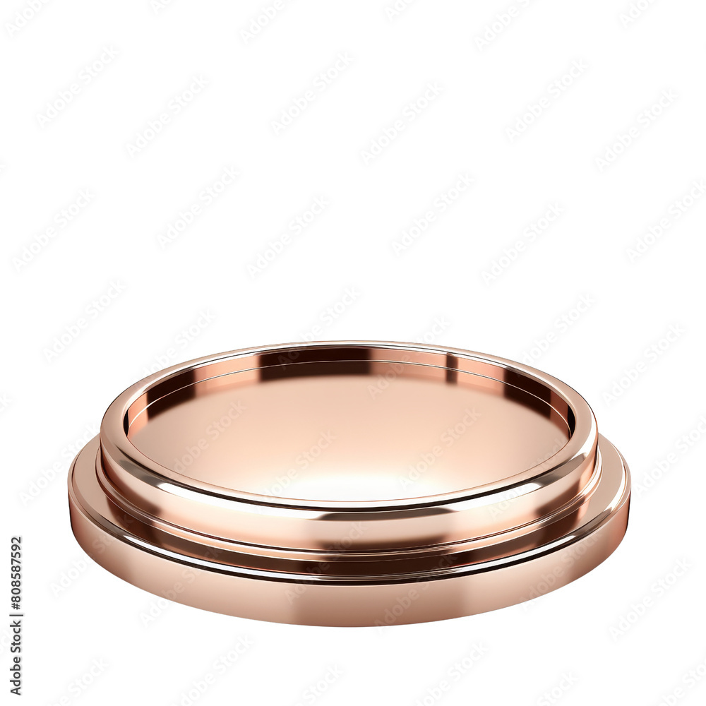 Modern rose gold wedding band isolated on transparent background, ideal for bridal jewelry and luxury accessory advertisements Modern rose gold wedding band isolated on transparent background, ideal for bridal jewelry and luxury accessory advertisements