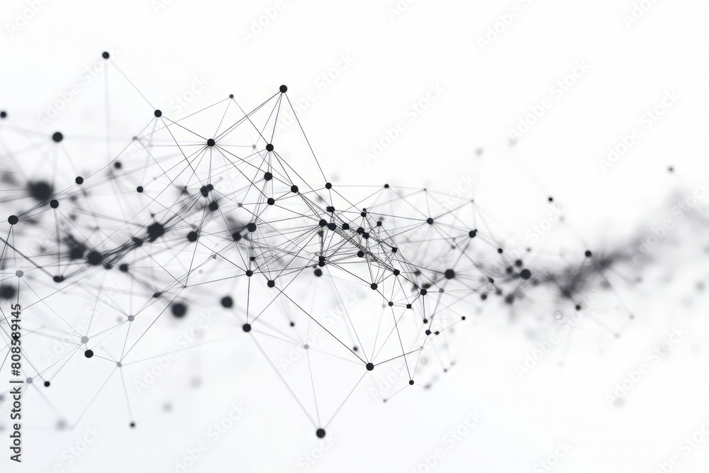 dots and lines connection on white abstract technology background.3d illustration dots and lines connection on white abstract technology background.3d illustration