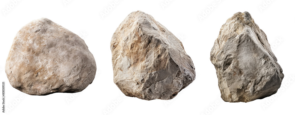 Three different angles of a rock. The rock is light grey in color and has a rough texture. It is about the size of a football. Three different angles of a rock. The rock is light grey in color and has a rough texture. It is about the size of a football.