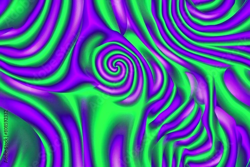 Oscillating loops with pop art  speculative modeling and bright concentric circles twisting with neon glow mesmerizing and variating patterns