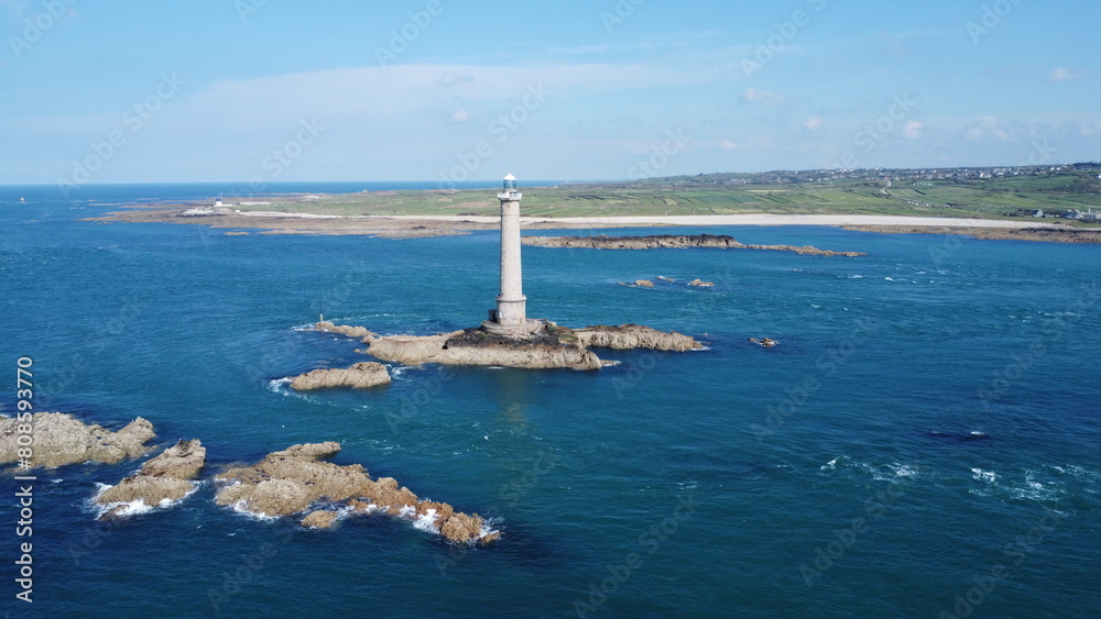 Nez de Jobourg, phare de goury  à la Hague