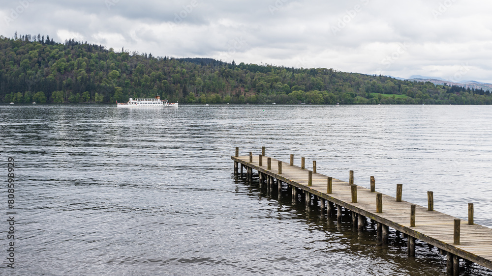 MV Swan pictured on Lake Windermere
