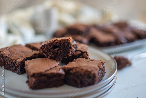Chocolate frosted brownies