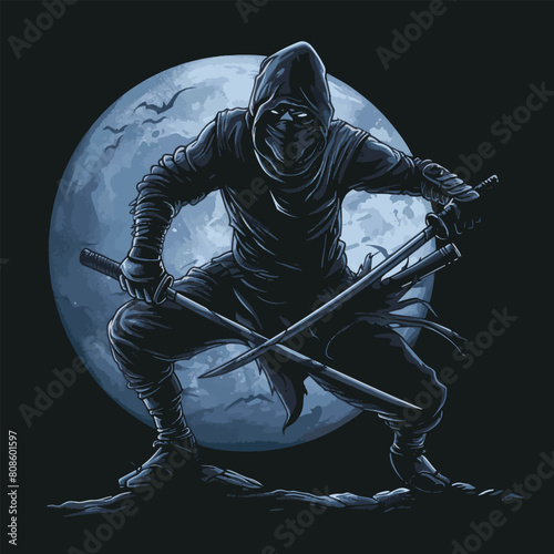 Mysterious Ninja Assassin Shadows of the Night