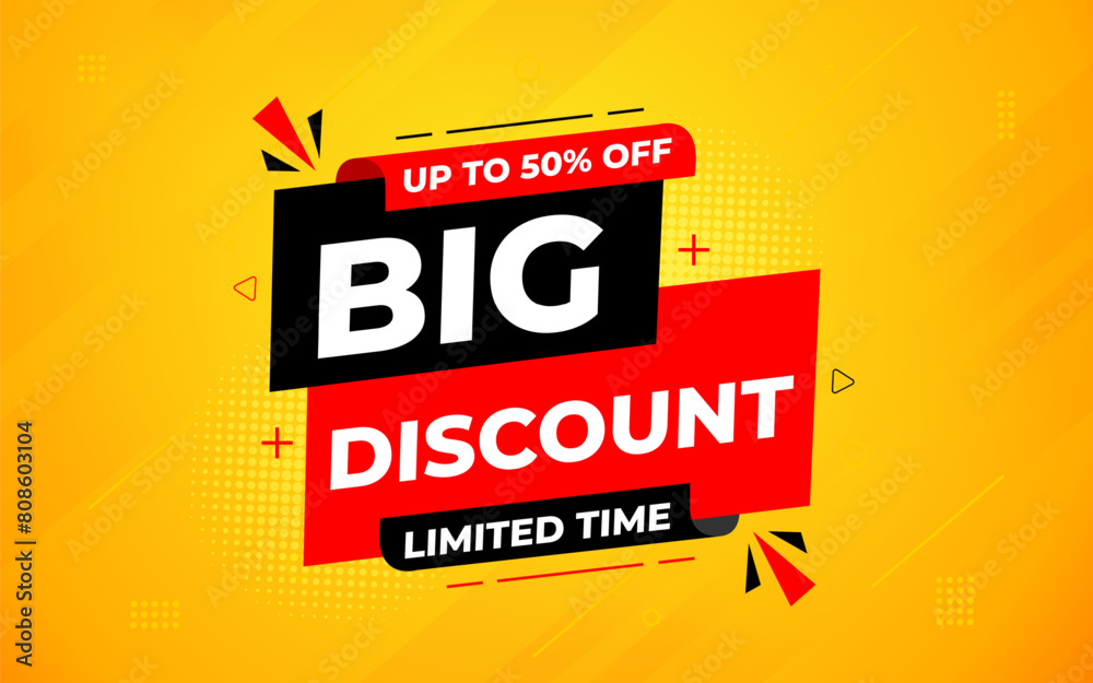 Big Discounts sale banner vector template. Discount banner. Sale label and discounts background, Discount Promotion marketing poster design for web and Social. Vector Illustration. Big Discounts sale banner vector template. Discount banner. Sale label and discounts background, Discount Promotion marketing poster design for web and Social. Vector Illustration.